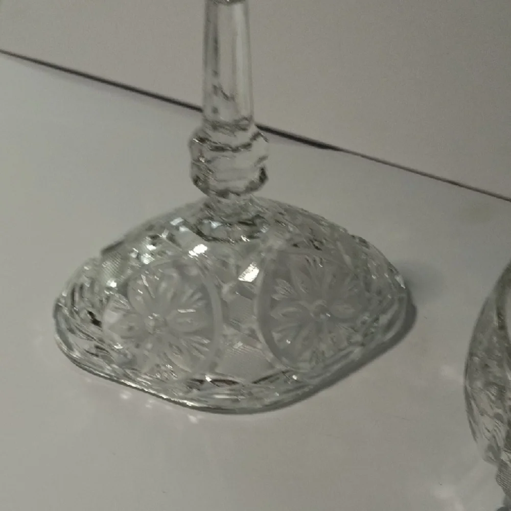 Anna Hutte Bleikistall Vintage (70's) Crystal Serveware Candy Dish - Germany